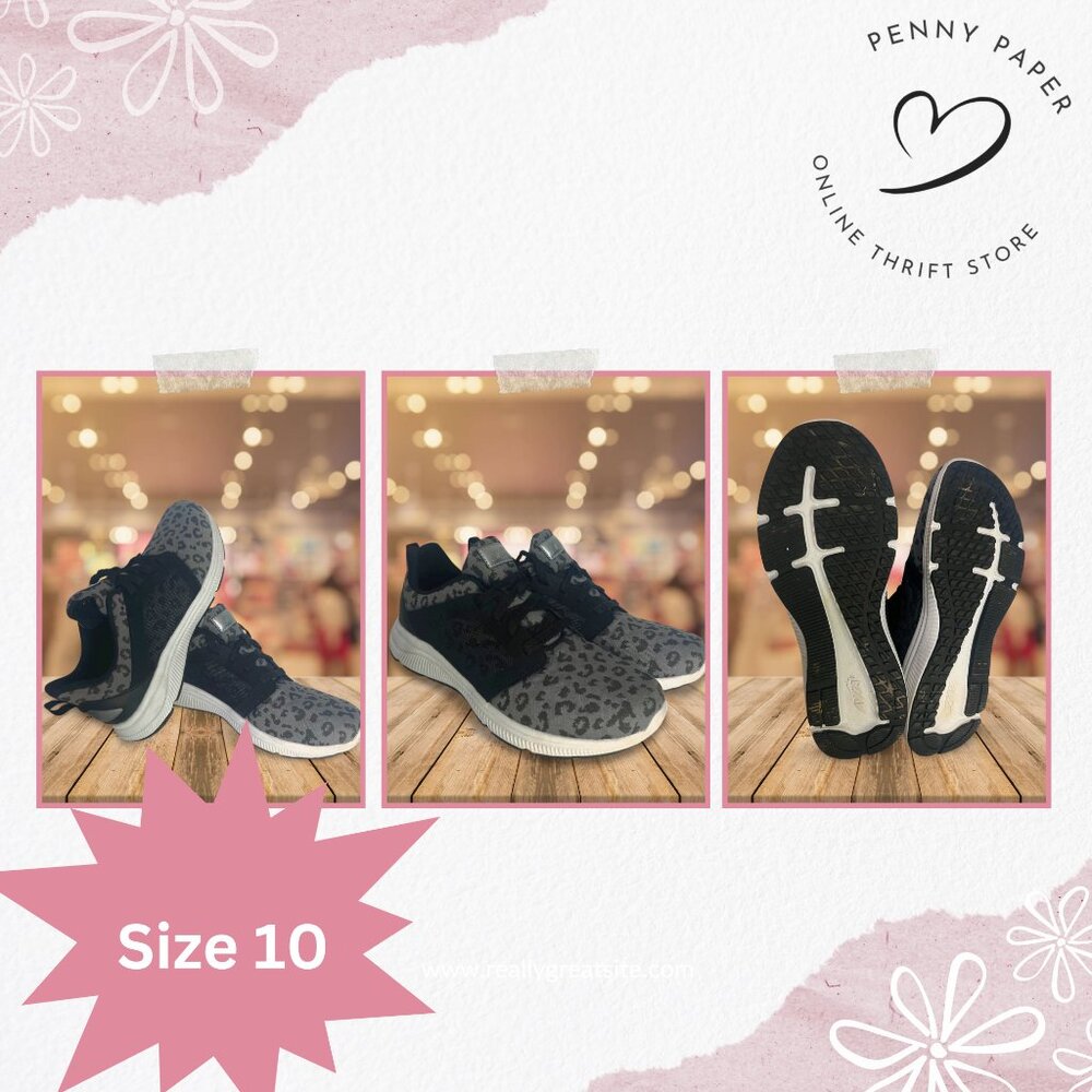 Avia Leopard Print Running Shoes – Unleash Your Wild Side in Comfort and Style